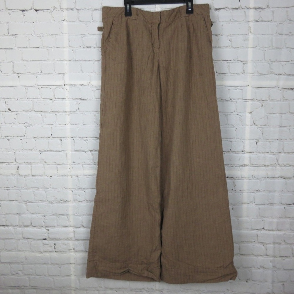 ANTHROPOLOGIE HEI HEI Wide Flare Leg Pants Striped